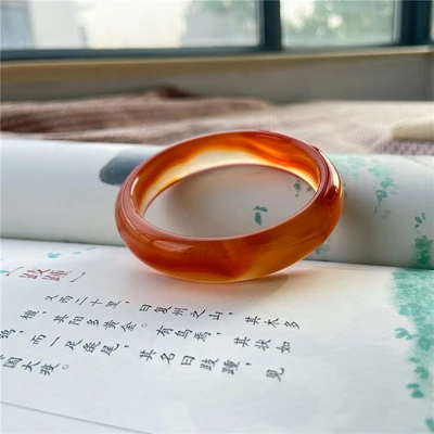 Zheru Jewelry Natural Agate Chalcedony Red 54-64mm Bangle Elegant Princess Jewelry Best Gift
Zheru Jewelry Natural Agate Chalcedony Red 54-64mm Bangle Elegant Princess Jewelry Best Gift