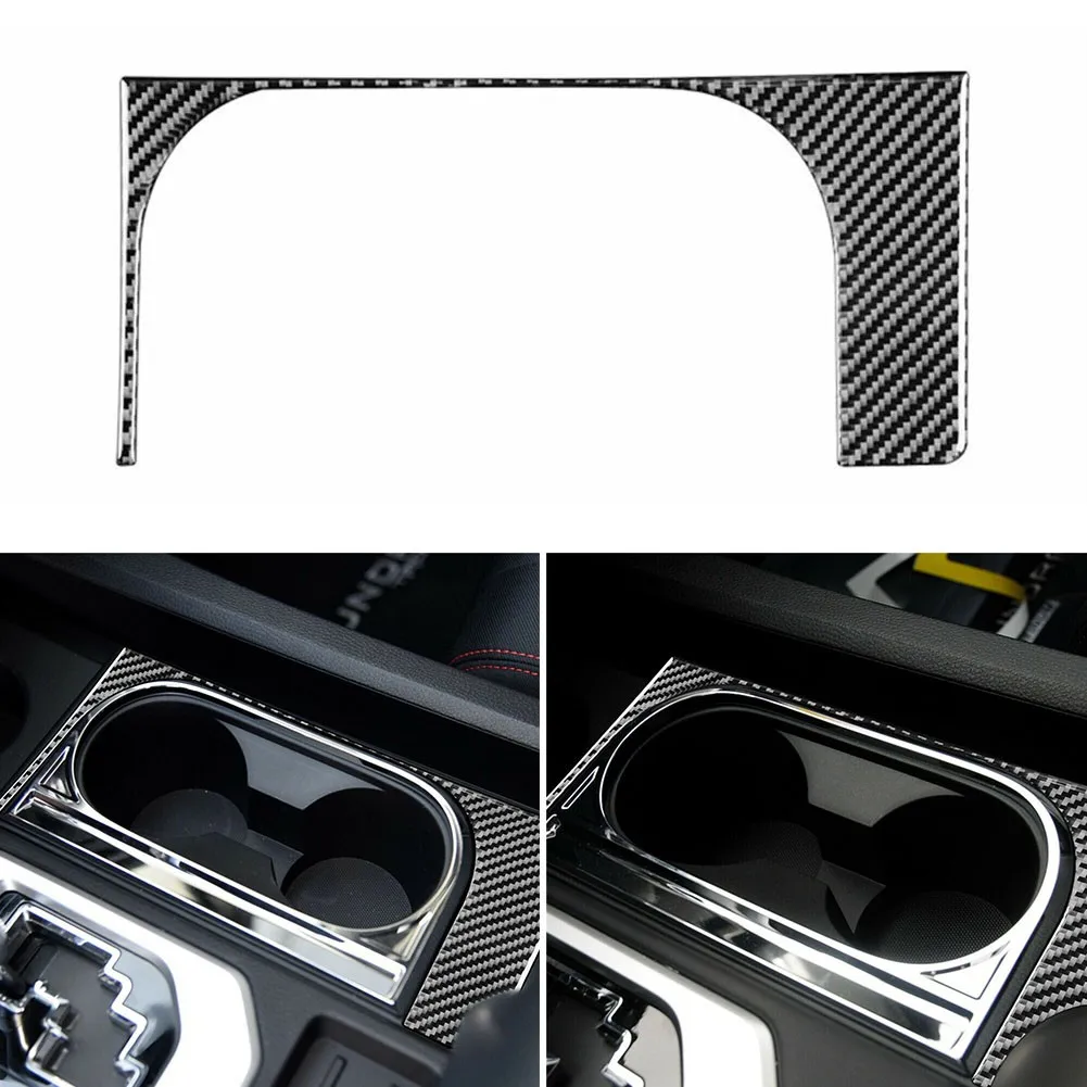 Carbon Fiber Water Cup Holder Frame Cover Sticker Trim For Toyota Tundra2014-18 Car Accessories Interior Decoration Parts
Carbon Fiber Water Cup Holder Frame Cover Sticker Trim For Toyota Tundra2014-18 Car Accessories Interior Decoration Parts