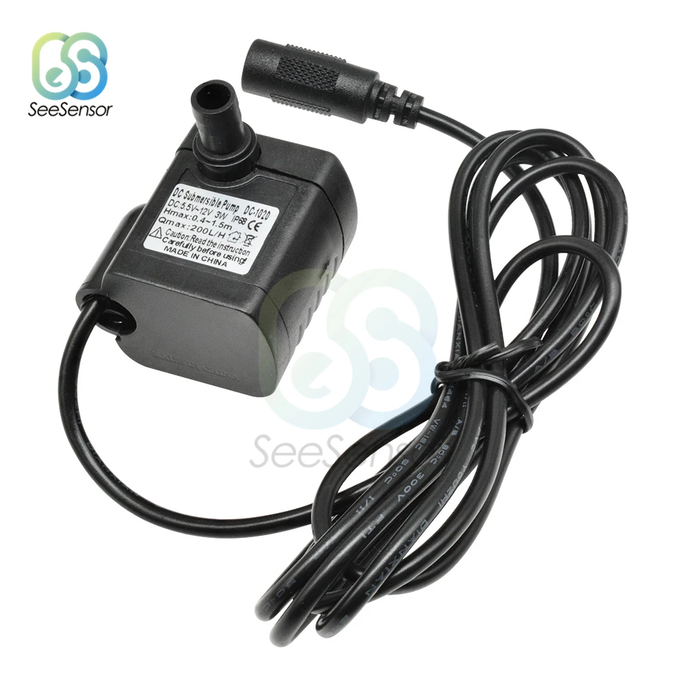Ultra Quiet DC 5V 12V 200L/H 3W Submersible Water Pump Solar Brushless Motor Submersible Pool Water Pump For Aquarium Fountain
Ultra Quiet DC 5V 12V 200L/H 3W Submersible Water Pump Solar Brushless Motor Submersible Pool Water Pump For Aquarium Fountain