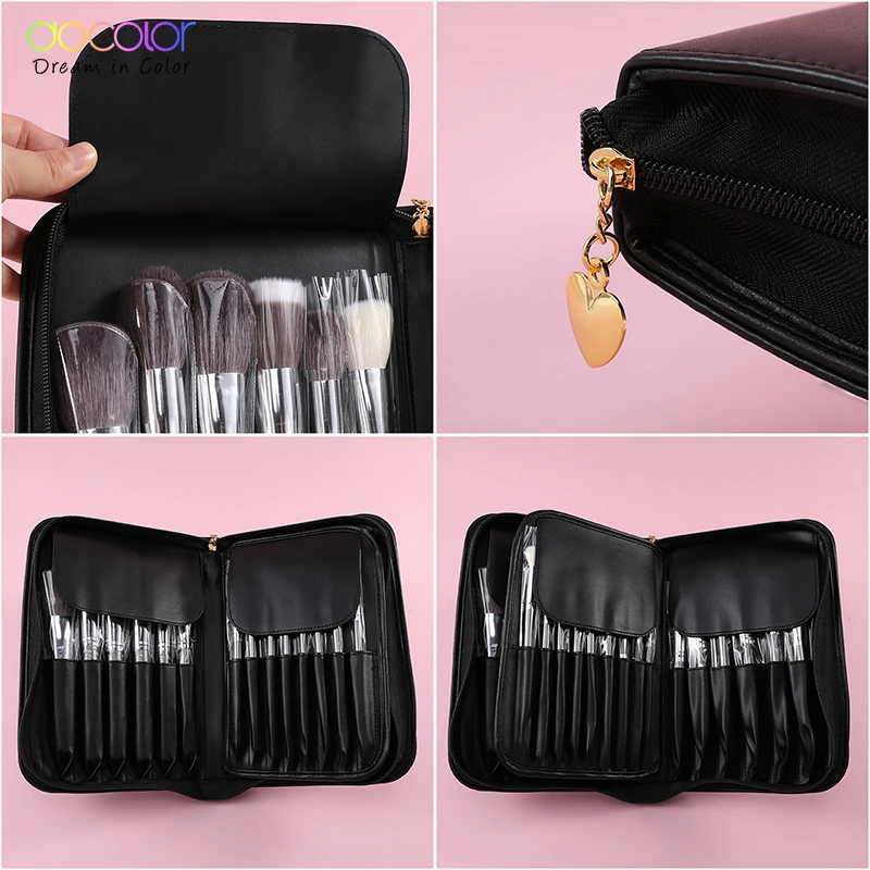 Docolor 29pcs Makeup Brushes Professional Eyeshadow Foundation Blush Powder Eyeliner Lip Make Up Brush With PU Bag
Docolor 29pcs Makeup Brushes Professional Eyeshadow Foundation Blush Powder Eyeliner Lip Make Up Brush With PU Bag
