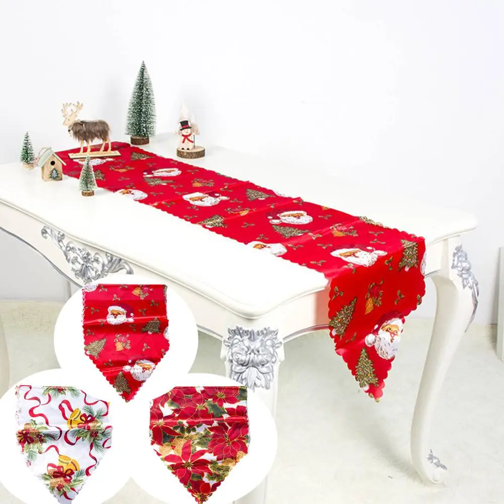 180*35cm Christmas Table Runner Ornaments Christmas Decorations for Home New Year 2023 Noel Natal Party Table Flags Navidad 2022
180*35cm Christmas Table Runner Ornaments Christmas Decorations for Home New Year 2023 Noel Natal Party Table Flags Navidad 2022