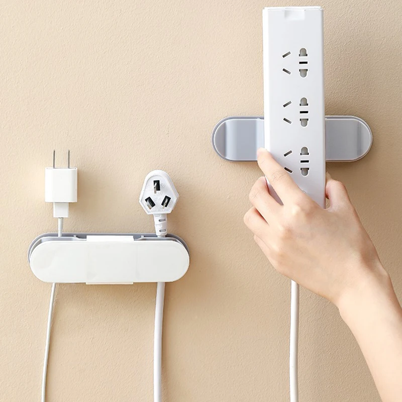 Wall-Mounted Sticker Punch-free Plug Fixer Home Self-Adhesive Socket Fixer Cable Wire Organizer Seamless Power Strip Holder
Wall-Mounted Sticker Punch-free Plug Fixer Home Self-Adhesive Socket Fixer Cable Wire Organizer Seamless Power Strip Holder