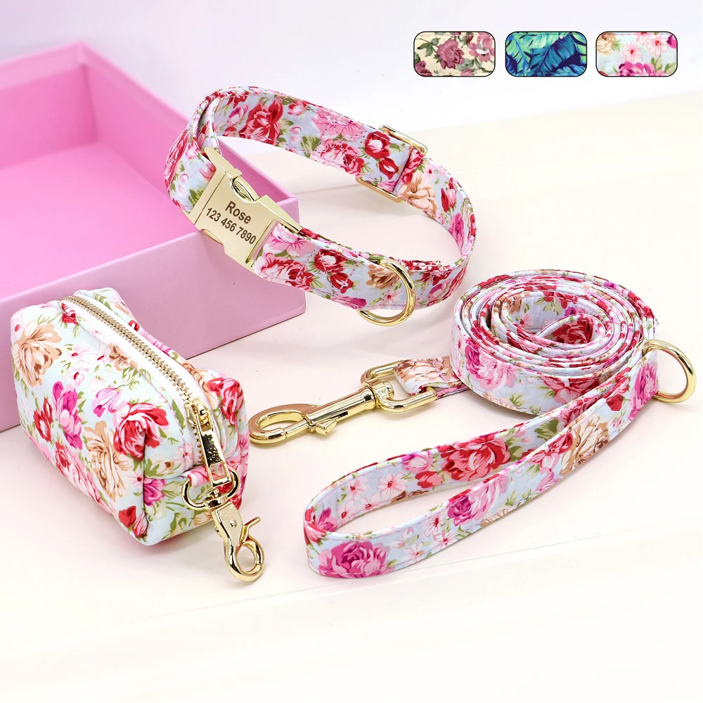 Personalized Dog Collar Leash With Bag Nylon Printed Pet ID Collars Lead Rope Portable Dogs Travel Bag for Snack Whistle Key
Personalized Dog Collar Leash With Bag Nylon Printed Pet ID Collars Lead Rope Portable Dogs Travel Bag for Snack Whistle Key