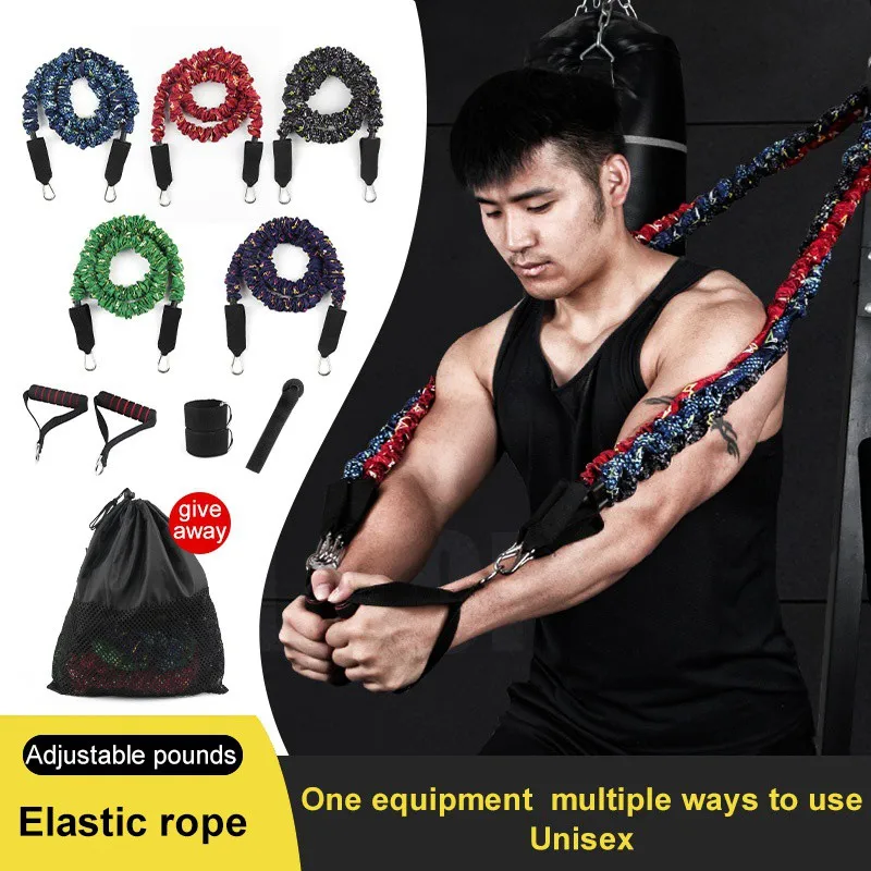 11Pcs Resistance Band Stretch Training Home Gyms Workout Elastic Pull Rope Set Expander Yoga Exercise Fitness Rubber Tubes 
11Pcs Resistance Band Stretch Training Home Gyms Workout Elastic Pull Rope Set Expander Yoga Exercise Fitness Rubber Tubes
