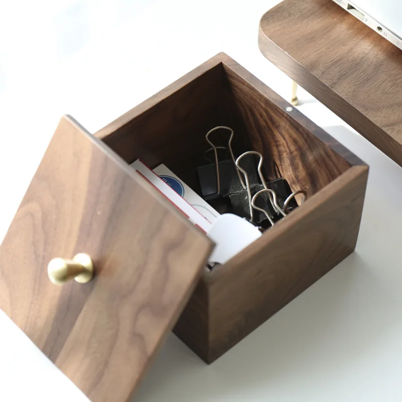 Walnut Multi-function Finishing Box Creative Put Tea Box Combination Jewelry Cosmetic Box Desktop Small Storage Box
Walnut Multi-function Finishing Box Creative Put Tea Box Combination Jewelry Cosmetic Box Desktop Small Storage Box