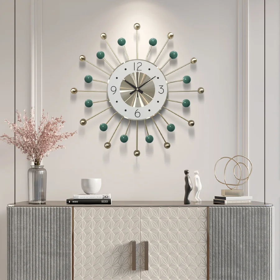 Luxury Wall Clock for Living Room Metal Wall Clock Silent Movement Nordic Style Creative Quiet Fashion Art Watch Decorations
Luxury Wall Clock for Living Room Metal Wall Clock Silent Movement Nordic Style Creative Quiet Fashion Art Watch Decorations