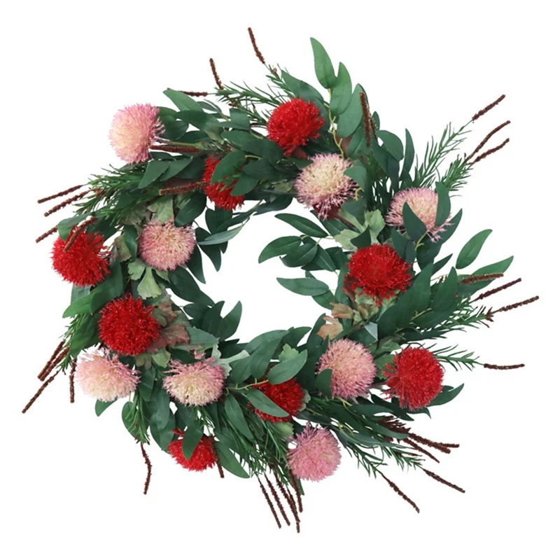 Artificial Hydrangea Flower Wreath Front Door Hanging Fake Flower Garland For Office Wall Window Wedding Garden Decor
Artificial Hydrangea Flower Wreath Front Door Hanging Fake Flower Garland For Office Wall Window Wedding Garden Decor
