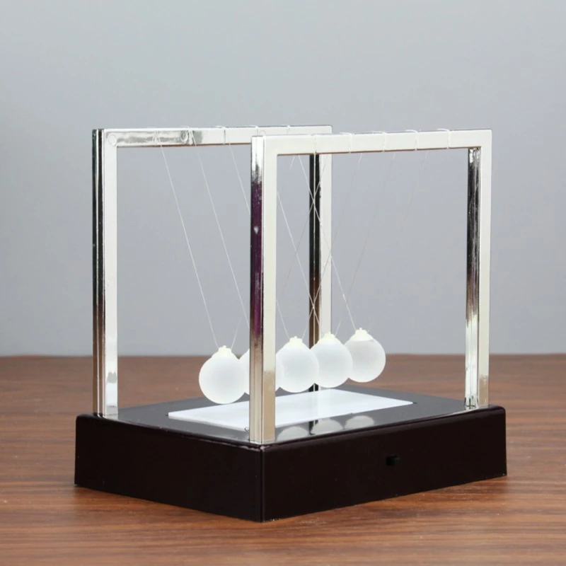 Newtons Cradle Fidget Desk Toy Pendulum Ball Non-Perpetual Motion Anxiety Toy Office Decoration with LED Base Adult Toy
Newtons Cradle Fidget Desk Toy Pendulum Ball Non-Perpetual Motion Anxiety Toy Office Decoration with LED Base Adult Toy