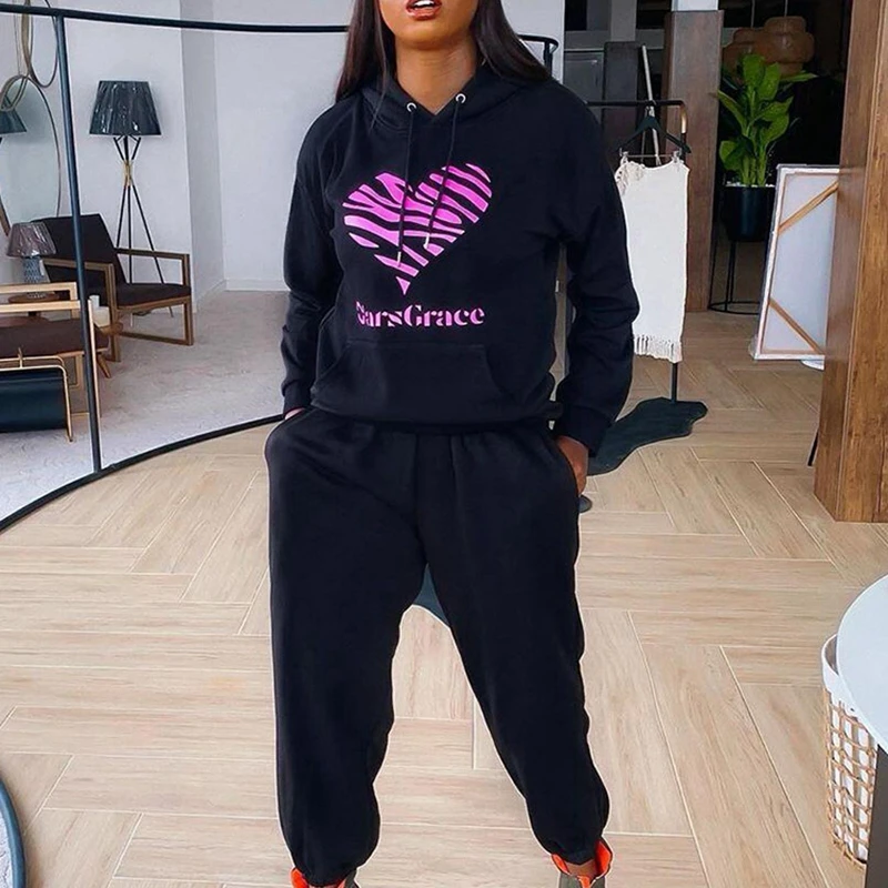 ZOOEFFBB Fashion Two Piece Set Sweatsuit Fall Clothing Long Sleeve Hoodies Tops and Sweatpants Outfits Women Clothes Streetwear
ZOOEFFBB Fashion Two Piece Set Sweatsuit Fall Clothing Long Sleeve Hoodies Tops and Sweatpants Outfits Women Clothes Streetwear