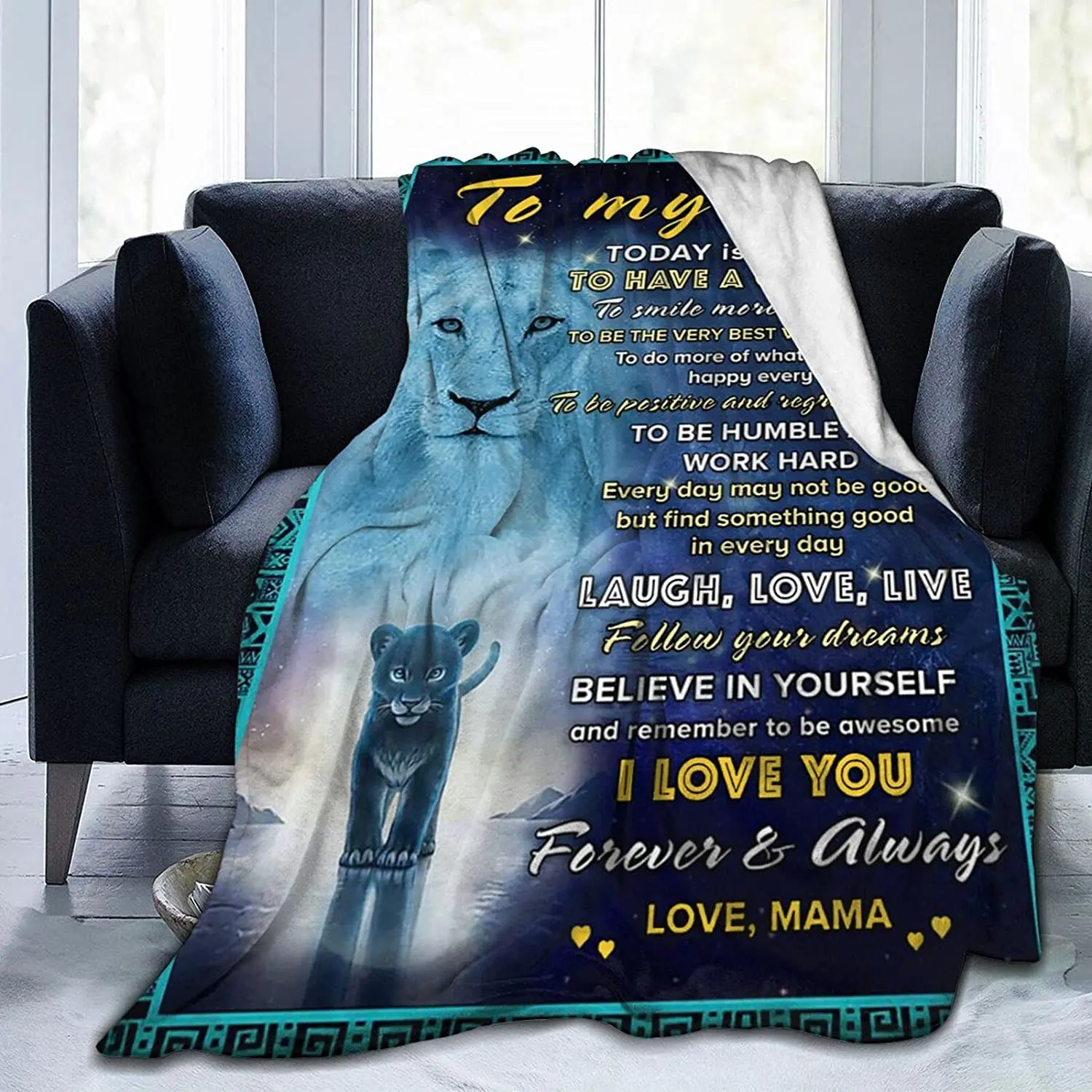 Throw Blanket - to my son blanket Fleece Throw Blanket,Super Soft Ultra-Soft Micro Fleece Blanket for Bedroom SOFE Couch
Throw Blanket - to my son blanket Fleece Throw Blanket,Super Soft Ultra-Soft Micro Fleece Blanket for Bedroom SOFE Couch