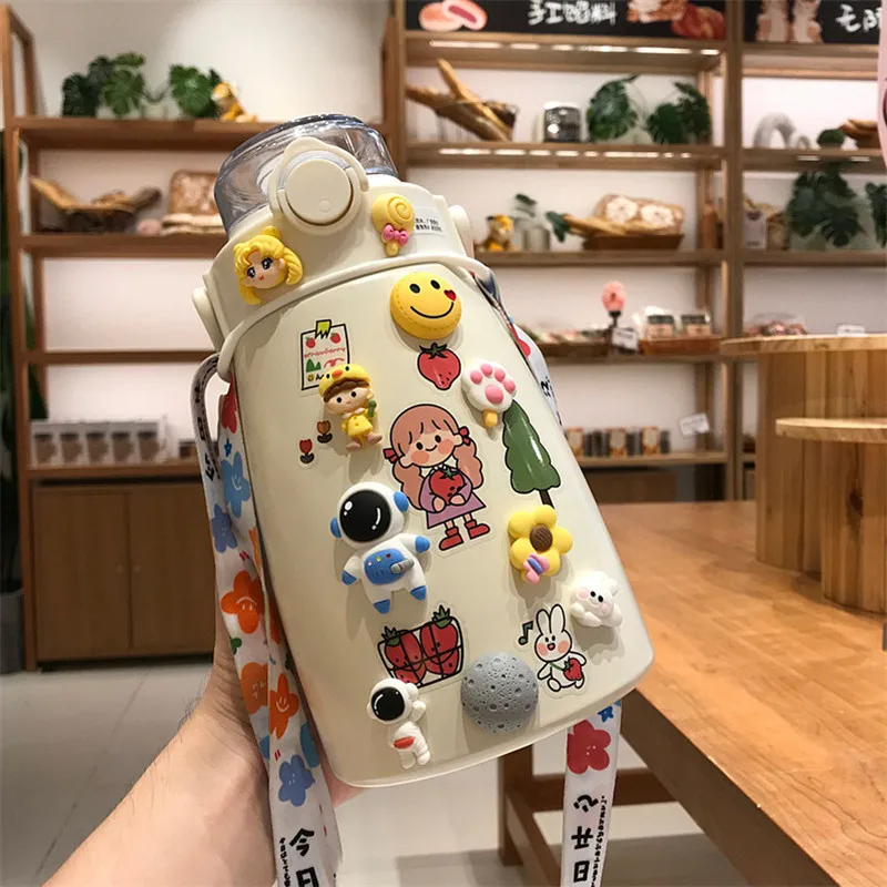 1100ml Kids Stainless Steel Thermos Mug With Case Cartoon Leak-Proof Vacuum Flask Children Thermal Water Bottle Thermocup
1100ml Kids Stainless Steel Thermos Mug With Case Cartoon Leak-Proof Vacuum Flask Children Thermal Water Bottle Thermocup
