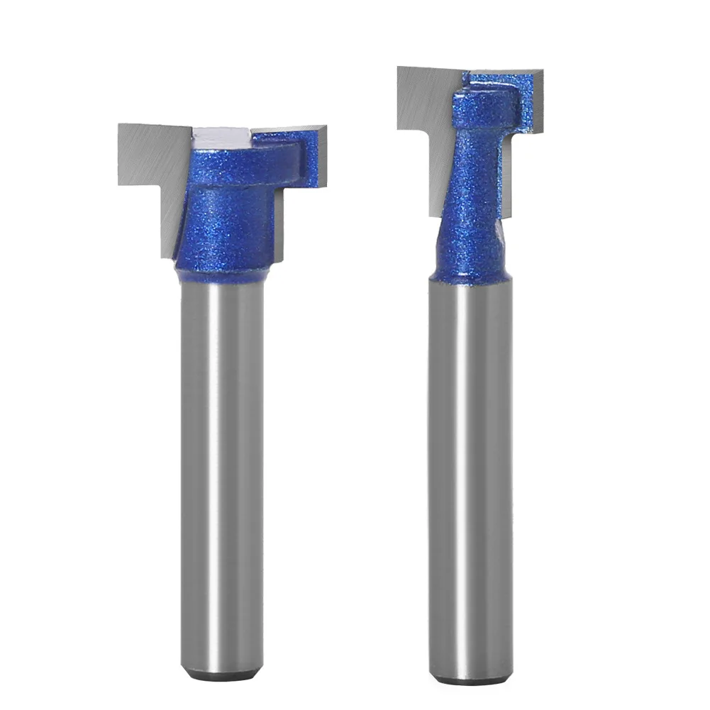 6mm Shank Keyhole Router Bits Set 2-Size Diameter-11&15.9mm Wood T-Slot Milling Cutters Kit Picture Hanger Making Bits
6mm Shank Keyhole Router Bits Set 2-Size Diameter-11&15.9mm Wood T-Slot Milling Cutters Kit Picture Hanger Making Bits