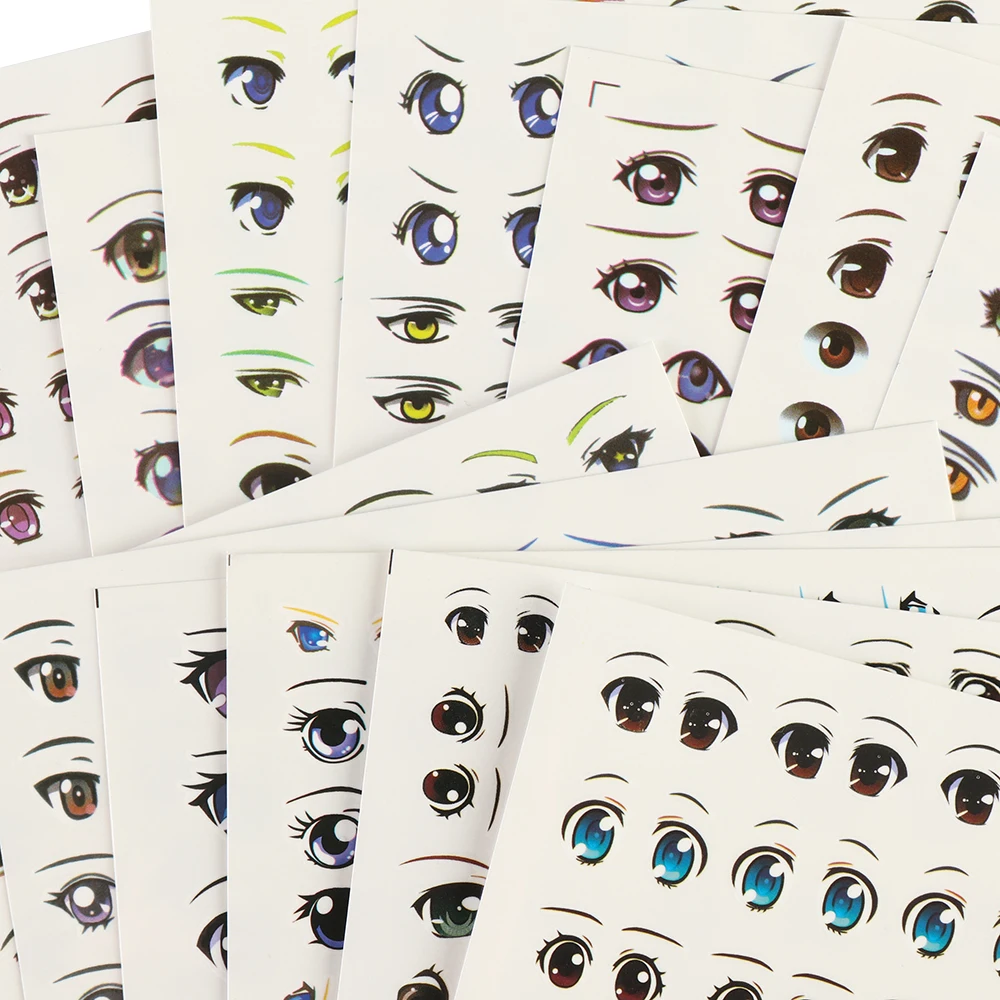 Cute 1 Sheet Cartoon Doll Eyes Stickers Anime Figurine Face Organ Paster Clay Decals DIY Scrapbooking Kids Toys Doll Accessories
Cute 1 Sheet Cartoon Doll Eyes Stickers Anime Figurine Face Organ Paster Clay Decals DIY Scrapbooking Kids Toys Doll Accessories