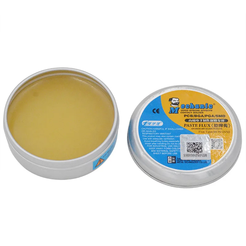 MCN-UV50 No-Clean 35g Paste Flux Soldering Tin BGA Solder Flux Electric Soldering Iron Welding Fluxes For PCB BGA PGA SMD
MCN-UV50 No-Clean 35g Paste Flux Soldering Tin BGA Solder Flux Electric Soldering Iron Welding Fluxes For PCB BGA PGA SMD
