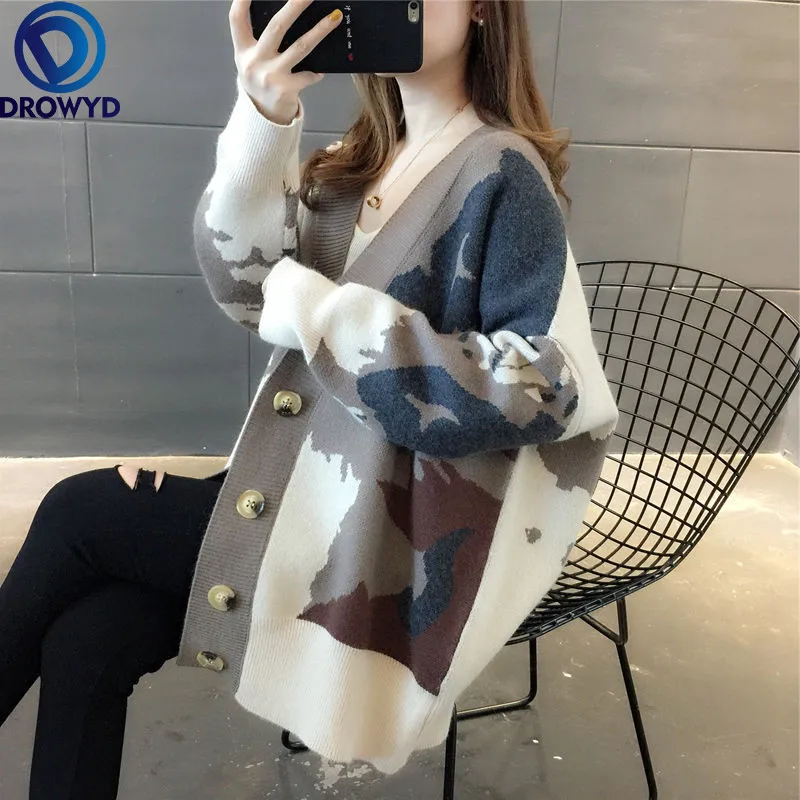Red Cardigan Sweater Korean 2020 Autumn Soft Cashmere Loose Single-breasted Knitted V-Neck Winter Warm Streetwear Chic Sweater
Red Cardigan Sweater Korean 2020 Autumn Soft Cashmere Loose Single-breasted Knitted V-Neck Winter Warm Streetwear Chic Sweater