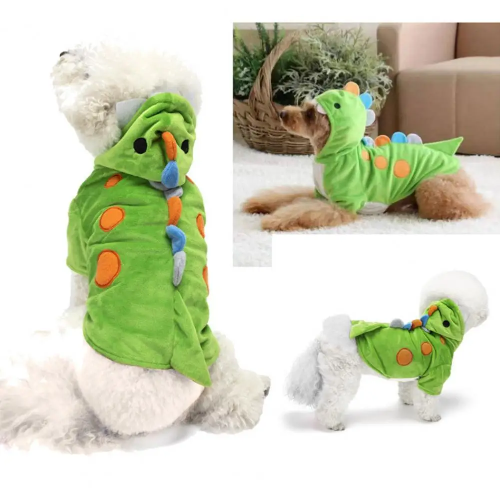 Knitted Fabric Cozy Puppy Hooded Winter Clothing Soft Puppy Winter Clothes Dinosaur Cosplay for Autumn
Knitted Fabric Cozy Puppy Hooded Winter Clothing Soft Puppy Winter Clothes Dinosaur Cosplay for Autumn