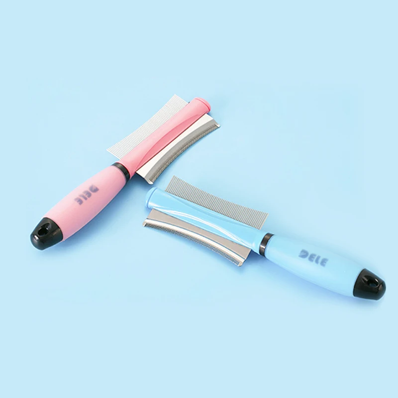 Pet Brush Double Sided Arc-shaped Stainless Steel Pets Hair Removal Comb For Dogs Cats Anti-slip Grooming Tools Pet Products
Pet Brush Double Sided Arc-shaped Stainless Steel Pets Hair Removal Comb For Dogs Cats Anti-slip Grooming Tools Pet Products