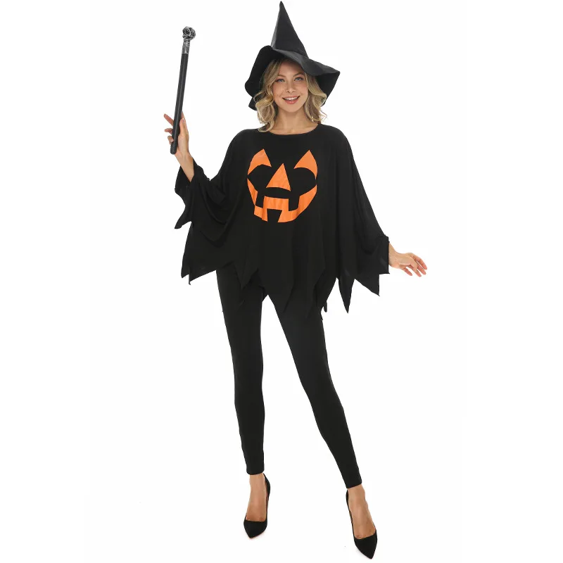 Umorden Halloween Costumes for Women Naughty Pumpkin Witch Elf Cosplay Cape Pants Set 
Umorden Halloween Costumes for Women Naughty Pumpkin Witch Elf Cosplay Cape Pants Set