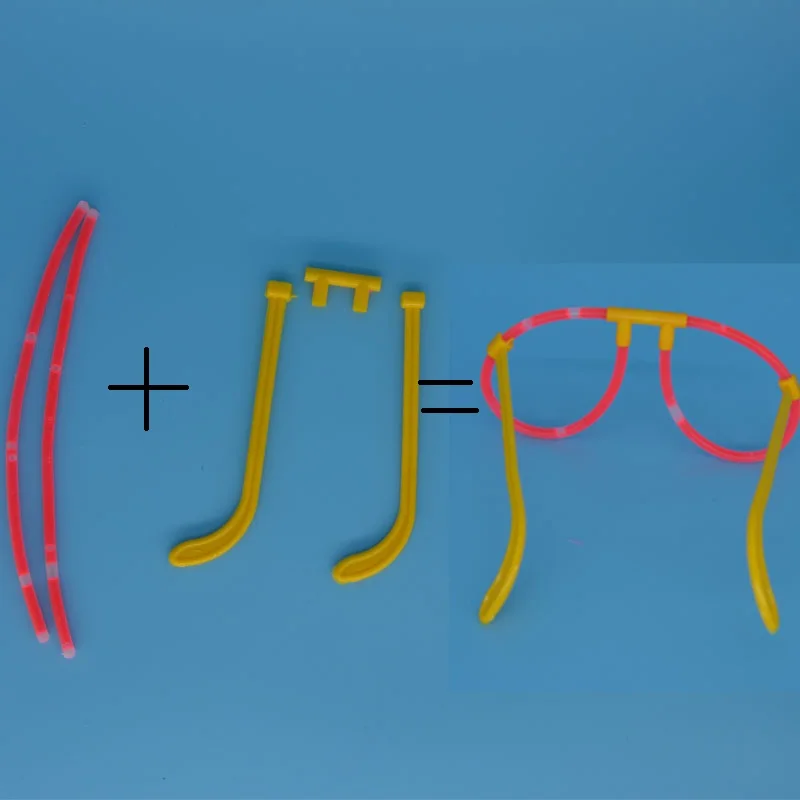 DIY Luminous Glow Sticks Eye Glasses Fluorescence Neon Birthday Party Supplies Carnival Wedding Bar Concert Child Adult Can Wear
DIY Luminous Glow Sticks Eye Glasses Fluorescence Neon Birthday Party Supplies Carnival Wedding Bar Concert Child Adult Can Wear