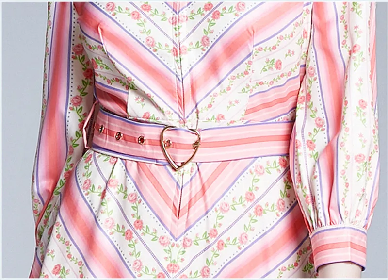 Summer Sweet Woman Maxi Dress Elegant V Neck Long Sleeve Striped Print Holiday Casual Dress Belt Lace up Slim Vintage Dress
Summer Sweet Woman Maxi Dress Elegant V Neck Long Sleeve Striped Print Holiday Casual Dress Belt Lace up Slim Vintage Dress