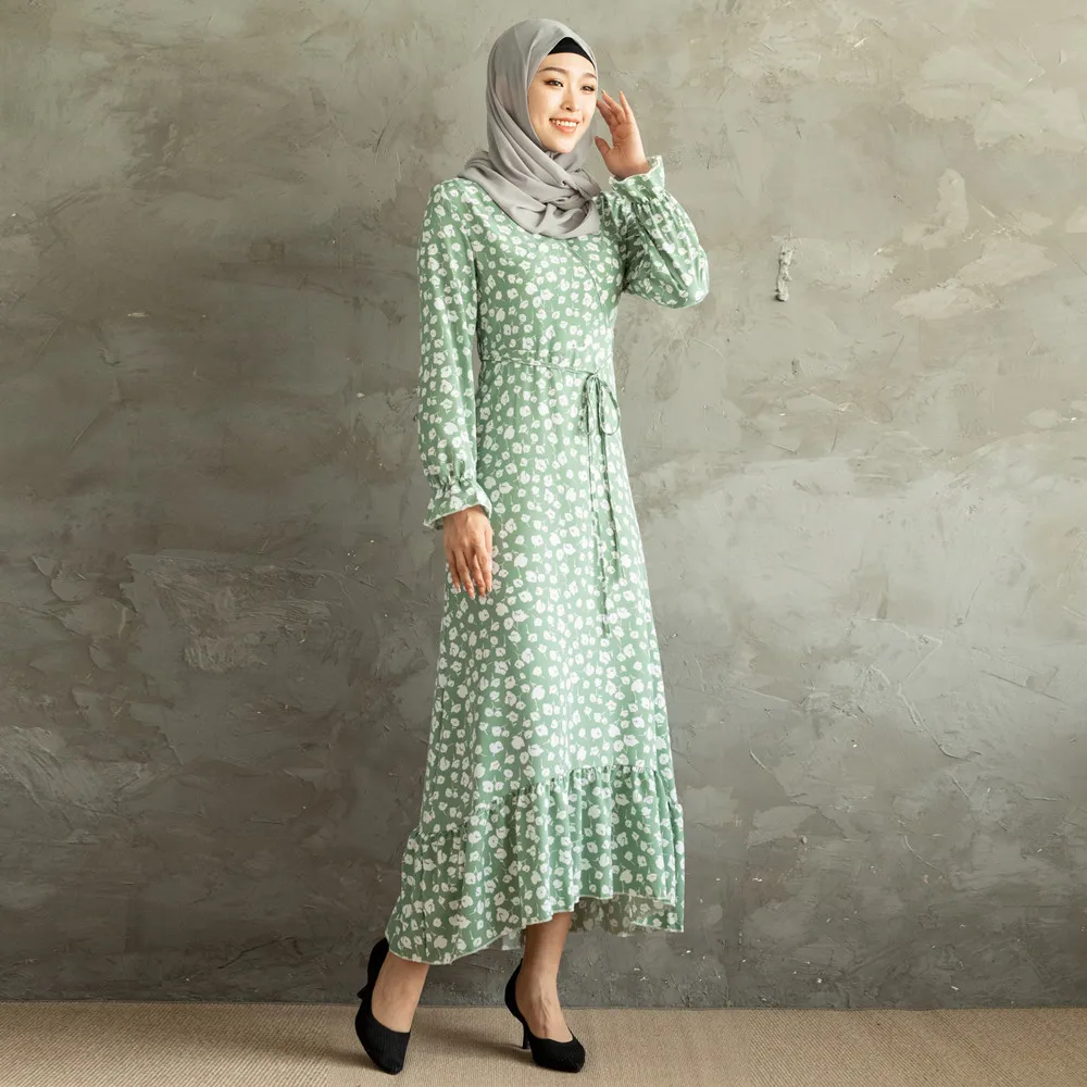 Мусульманское Новое Цветочное платье, юбка с длинным рукавом и поясом, малазийское женское платье
Мусульманское Новое Цветочное платье, юбка с длинным рукавом и поясом, малазийское женское платье