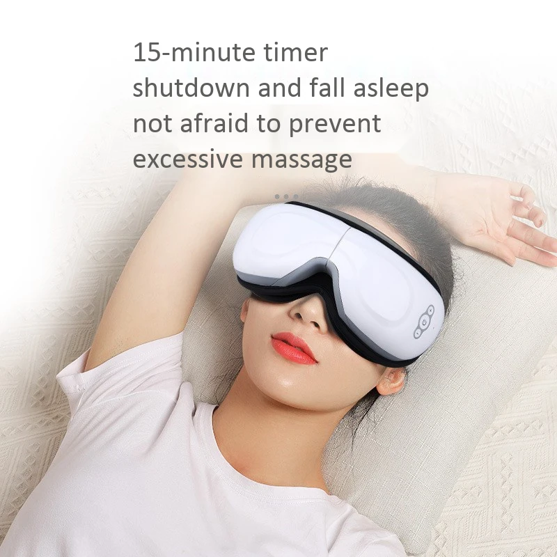 Electric Eye Massager with Music Vibration Heat Compression Therapy for Dark Circles Dry Eye Relax Fatigue Relief 
Electric Eye Massager with Music Vibration Heat Compression Therapy for Dark Circles Dry Eye Relax Fatigue Relief