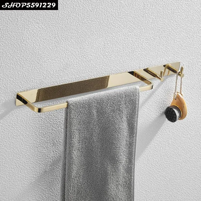Nordic Golden Towel Rack Household Black Stainless Steel Hook Bathroom Accessories Storage Holder Shower Cap Clothes Rail Hook
Nordic Golden Towel Rack Household Black Stainless Steel Hook Bathroom Accessories Storage Holder Shower Cap Clothes Rail Hook