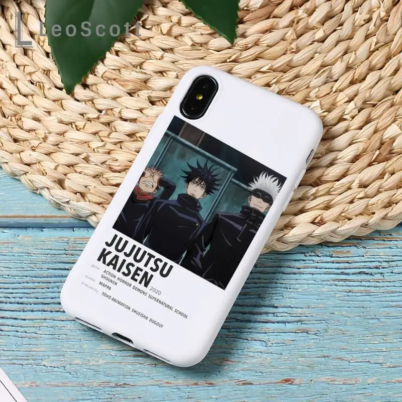 Jujutsu Kaisen Satoru Gojo anime Phone Case Candy Color for iPhone 11 12 mini pro XS MAX 8 7 6 6S Plus X 5S SE 2020 XR
Jujutsu Kaisen Satoru Gojo anime Phone Case Candy Color for iPhone 11 12 mini pro XS MAX 8 7 6 6S Plus X 5S SE 2020 XR