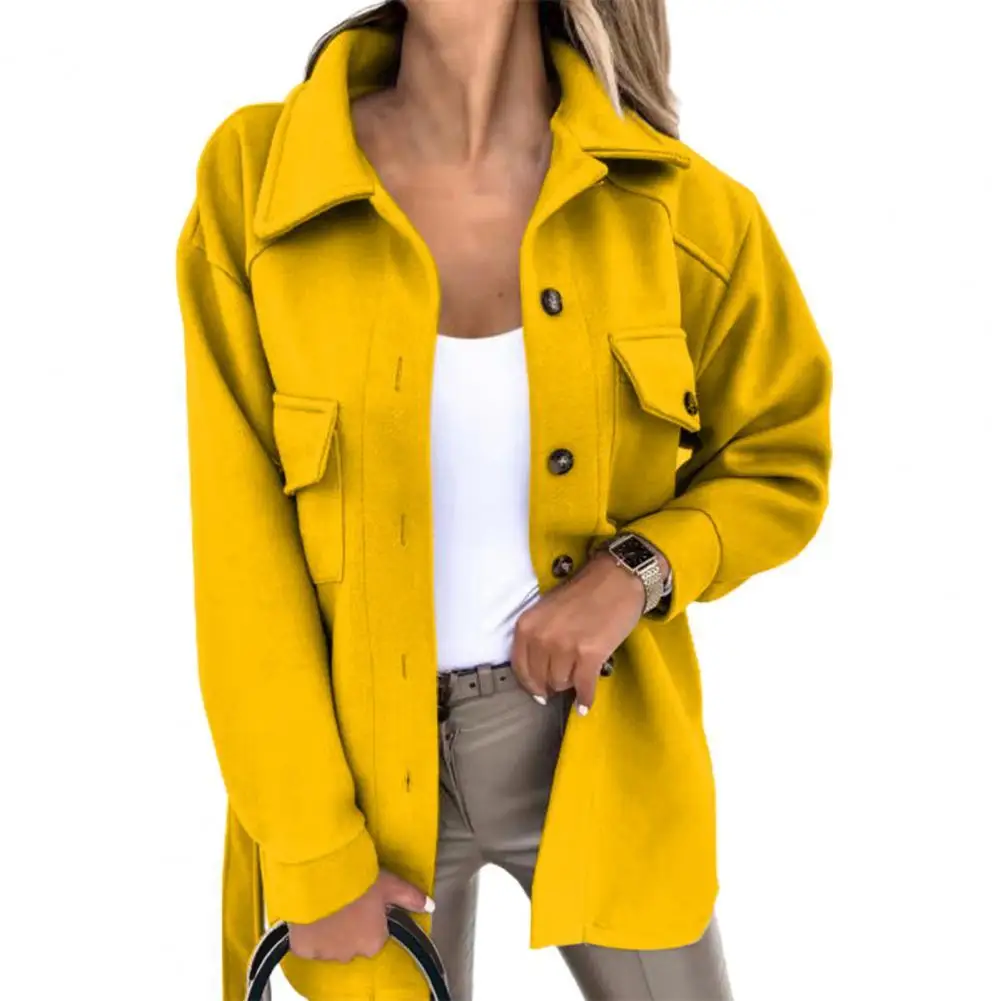 Plus Size Women Coat Jacket 2021 Warm Single Breasted Autumn Winter Flap Pockets Warm Woolen Coat Outerwear
Plus Size Women Coat Jacket 2021 Warm Single Breasted Autumn Winter Flap Pockets Warm Woolen Coat Outerwear