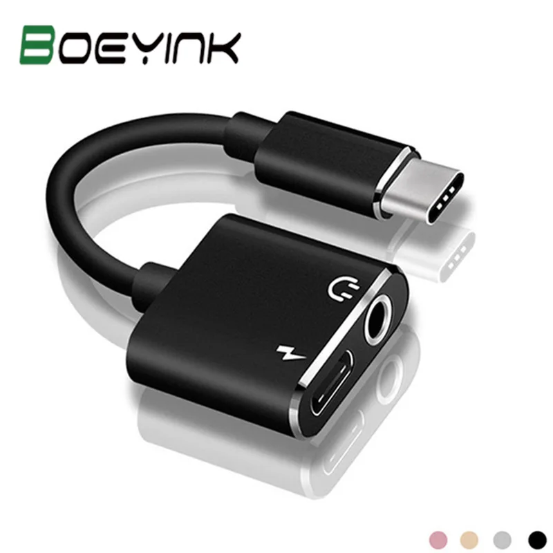 Адаптер для наушников с разъемом USB Type C на 3 5 мм Leeco Le Max 2/Pro S3 Aux|Переходники и