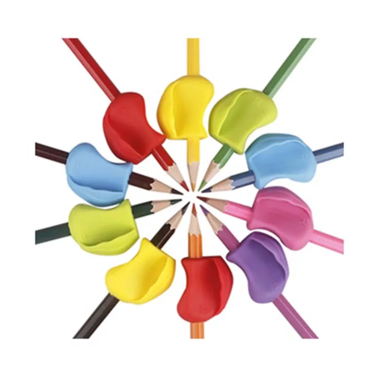 6pcs/lot Silicone Pen Gripper Children Learning Writing Tool Correction Device Pencil Grasp Writing Aid Grip Stationery for kids
6pcs/lot Silicone Pen Gripper Children Learning Writing Tool Correction Device Pencil Grasp Writing Aid Grip Stationery for kids