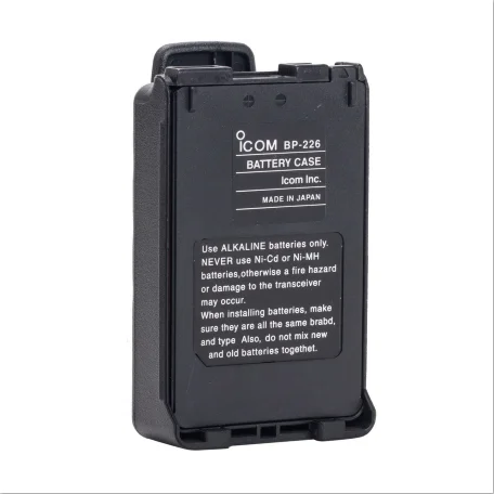 IPX4 Battery Case with Clip BP-226 Holds 5xAA Alkaline Batteries for ICOM IC-V85 IC-V85E IC-F50/F60
IPX4 Battery Case with Clip BP-226 Holds 5xAA Alkaline Batteries for ICOM IC-V85 IC-V85E IC-F50/F60
