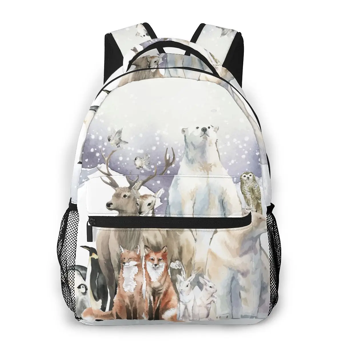 Women Backpack Kids School Bag for Teenage Girls Wild Animals Snow Watercolor Laptop Notebook Bagpack Travel Back Pack 2021
Women Backpack Kids School Bag for Teenage Girls Wild Animals Snow Watercolor Laptop Notebook Bagpack Travel Back Pack 2021