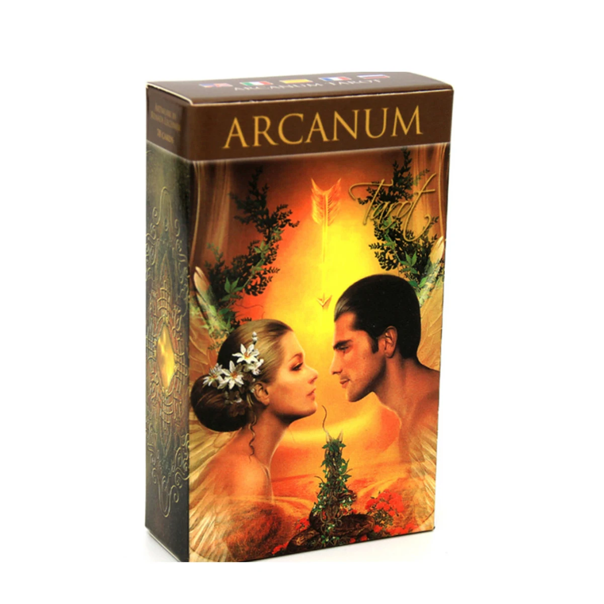 

Arcanum Tarot палубная карта Game, 78 карт, настольная игра для друзей, гадания, карты Таро с PDF руководством
