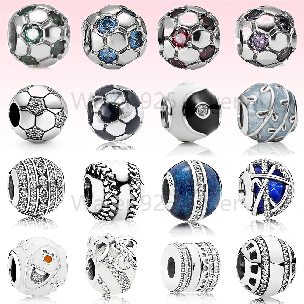 2021 New 925 Sterling Silver Heart Limited Edition Christmas Ornament Sparkling Football Charm Fit DIY Bracelet Original Jewelry
2021 New 925 Sterling Silver Heart Limited Edition Christmas Ornament Sparkling Football Charm Fit DIY Bracelet Original Jewelry