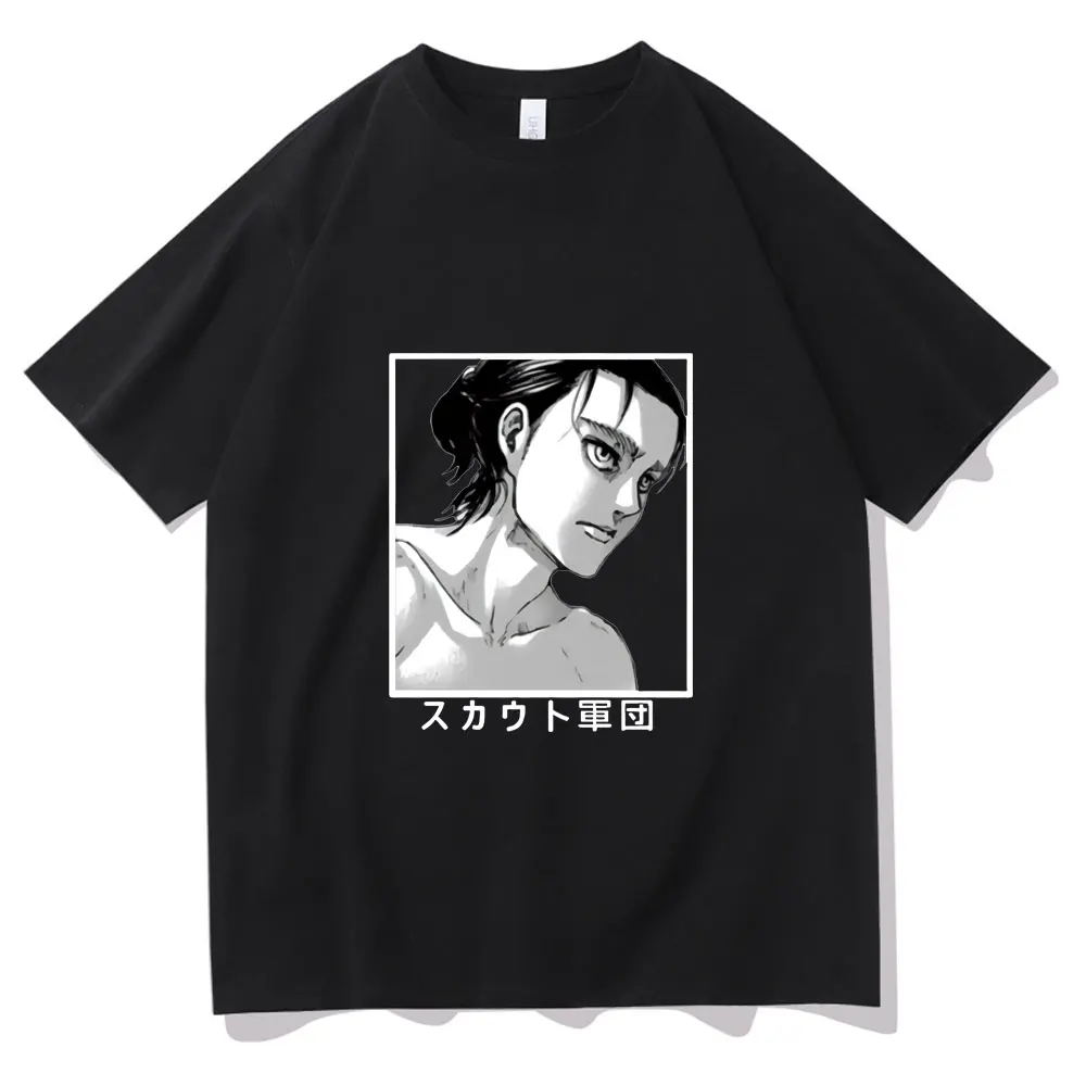 Anime Attack on Titan Eren Yeager T Shirt Manga Cosplay Tees Men Women Fashion Loose T Shirts Short Sleeve Mens Tshirt Male Tops
Anime Attack on Titan Eren Yeager T Shirt Manga Cosplay Tees Men Women Fashion Loose T Shirts Short Sleeve Mens Tshirt Male Tops