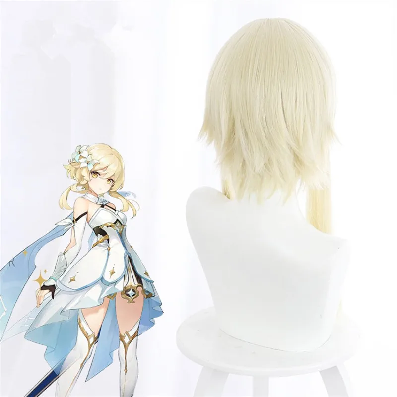 Anime Games Genshin Impact Blonde Cosplay Wig Project Traveler Lumine Air Brother And Sister Clothing Accessories Props Headwear
Anime Games Genshin Impact Blonde Cosplay Wig Project Traveler Lumine Air Brother And Sister Clothing Accessories Props Headwear