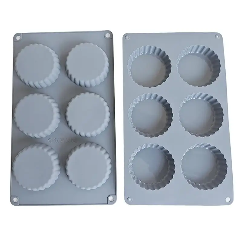 Форма для маффинов с 6 емкостями, антипригарная силиконовая форма для торта, «сделай сам», печенье, шоколадный кекс, инструмент для выпечки, ... 
Форма для маффинов с 6 емкостями, антипригарная силиконовая форма для торта, «сделай сам», печенье, шоколадный кекс, инструмент для выпечки, ...