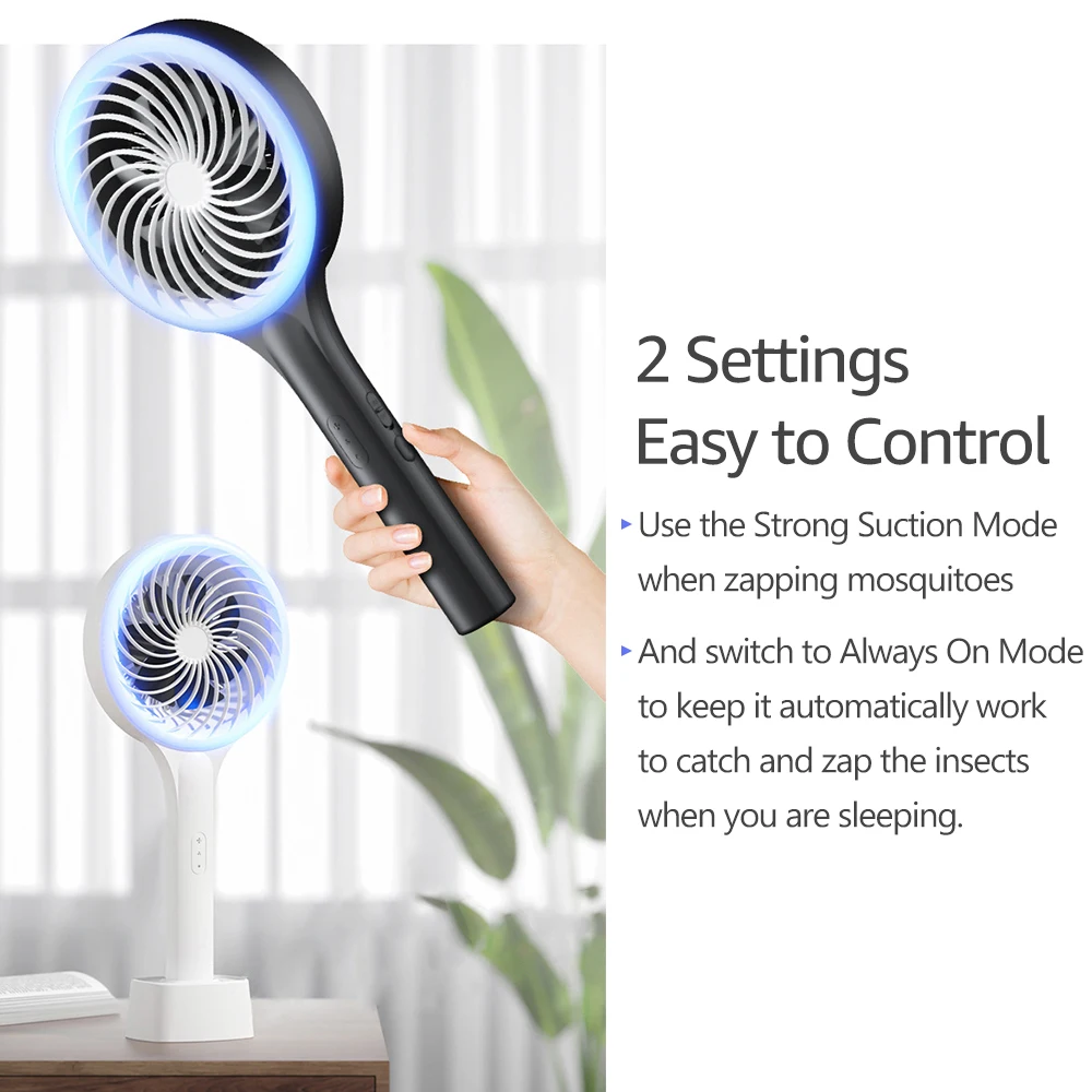 KKmoon 2-in-1 Powerful Bug Trap Vacuum Black Light Quiet Electric Bug Zapper Mosquito Killer Trap Lamp for Indoor Home
KKmoon 2-in-1 Powerful Bug Trap Vacuum Black Light Quiet Electric Bug Zapper Mosquito Killer Trap Lamp for Indoor Home