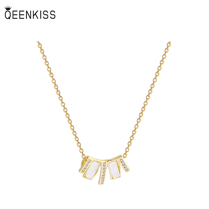 QEENKISS NC761 Fine Jewelry Wholesale Fashion Trendy Woman Birthday Wedding Gift Stitching AAA Zircon 18KT Gold Pendant Necklace
QEENKISS NC761 Fine Jewelry Wholesale Fashion Trendy Woman Birthday Wedding Gift Stitching AAA Zircon 18KT Gold Pendant Necklace
