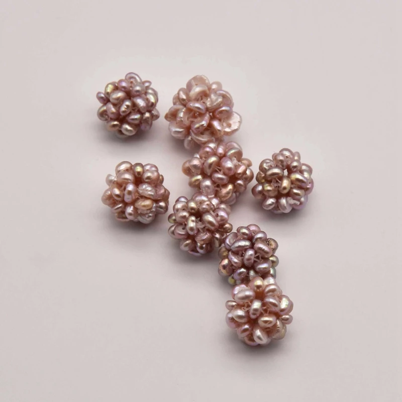 2 Pcs/Lot 14mm Natural Purple Pearl Flower Ball Cute Accessories For Making Diy Jewelry Earrings Wholesale Jewelry Lots JA0260
2 Pcs/Lot 14mm Natural Purple Pearl Flower Ball Cute Accessories For Making Diy Jewelry Earrings Wholesale Jewelry Lots JA0260