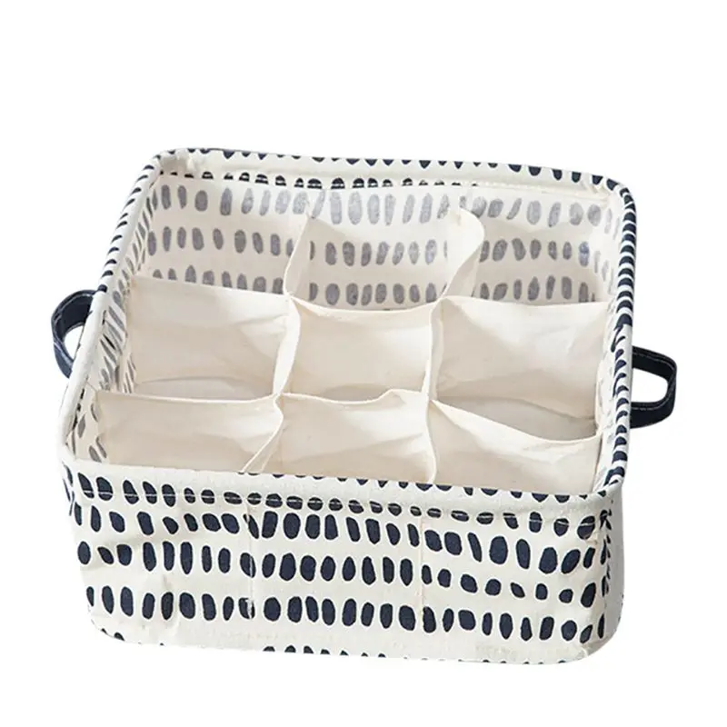 9 Grids Waterproof Cotton Linen Storage Box Sundries Basket Underwear Socks Storage Box Home Fabric Storage Basket
9 Grids Waterproof Cotton Linen Storage Box Sundries Basket Underwear Socks Storage Box Home Fabric Storage Basket