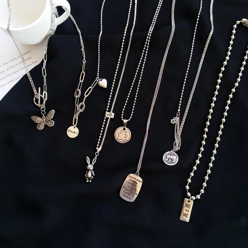 Gothic Retro Fashion Women's Neck Chain Hip Hop Punk Necklace Couple Pendants Holiday Wedding Party Jewelry Gift
Gothic Retro Fashion Women's Neck Chain Hip Hop Punk Necklace Couple Pendants Holiday Wedding Party Jewelry Gift