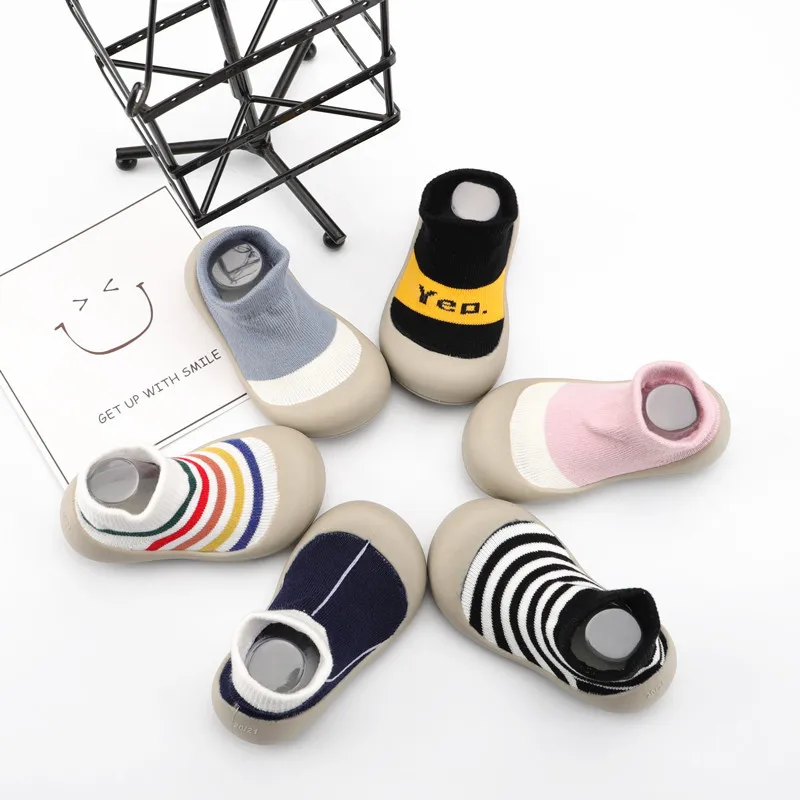JY02 Baby Girl Boy Stripe Toddler Shoes Kids Non-Slip Sock Floor Foot Soft Bottom 6Kinds 5Sizes KeDing
JY02 Baby Girl Boy Stripe Toddler Shoes Kids Non-Slip Sock Floor Foot Soft Bottom 6Kinds 5Sizes KeDing