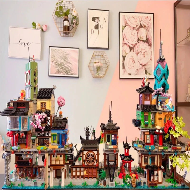 MOC Ninja City Garden Pier Temple 06066 06083 06022 Model Bricks with Figures Light Building Blocks Toys for Kids Christmas Gift
MOC Ninja City Garden Pier Temple 06066 06083 06022 Model Bricks with Figures Light Building Blocks Toys for Kids Christmas Gift