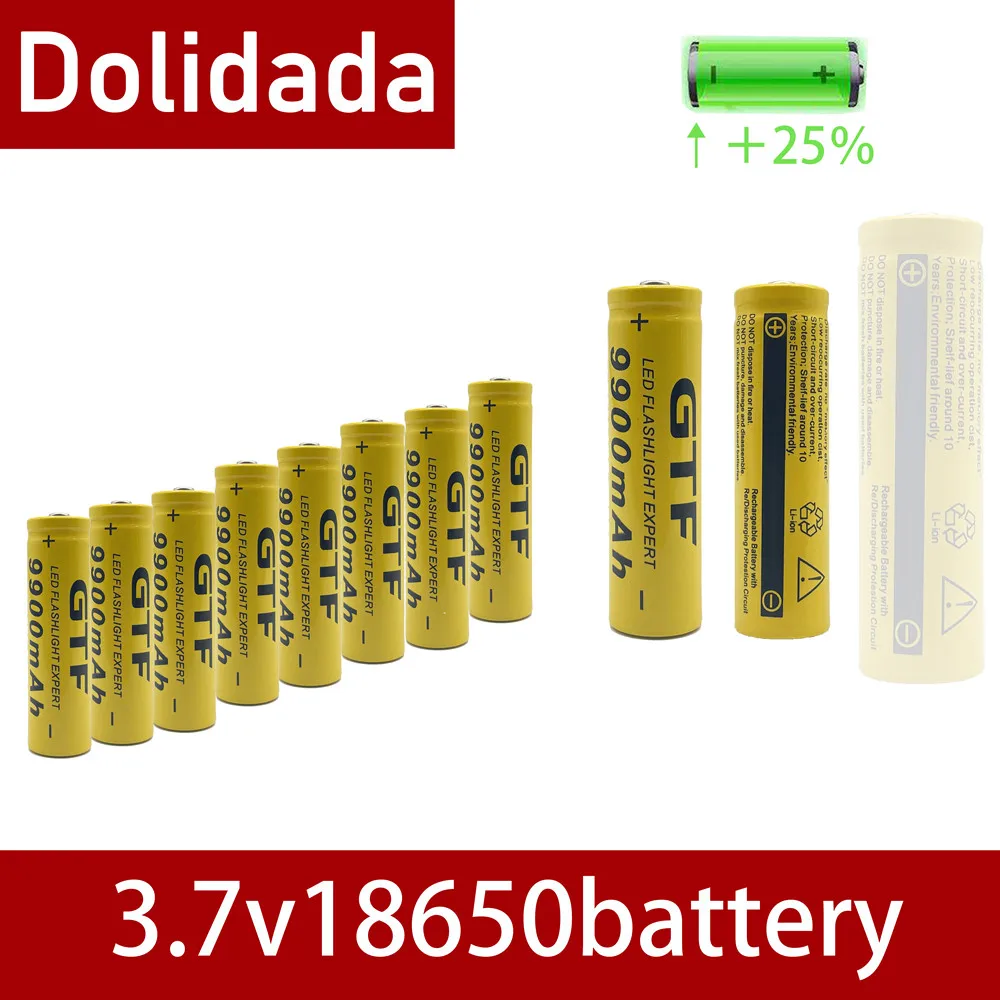 TR 18650 battery 3.7V 9900mAh rechargeable battery Li-Ion pour LED flashlight Hot New High Quality
TR 18650 battery 3.7V 9900mAh rechargeable battery Li-Ion pour LED flashlight Hot New High Quality