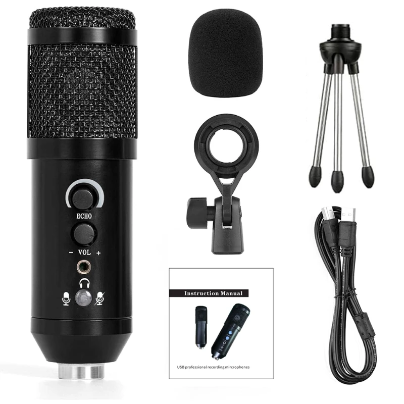 Microphone Headphone USB Ports Streaming Mic Game Props Vocal Recording Apply Microphone Headphone USB Ports Streaming
Microphone Headphone USB Ports Streaming Mic Game Props Vocal Recording Apply Microphone Headphone USB Ports Streaming