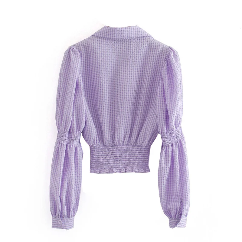 Qeils Women Sweet Plaid Ruffled Blouses With Button Casual Vintage Long Sleeve Turn-Down Collar Female Shirts Blusas Chic Tops
Qeils Women Sweet Plaid Ruffled Blouses With Button Casual Vintage Long Sleeve Turn-Down Collar Female Shirts Blusas Chic Tops