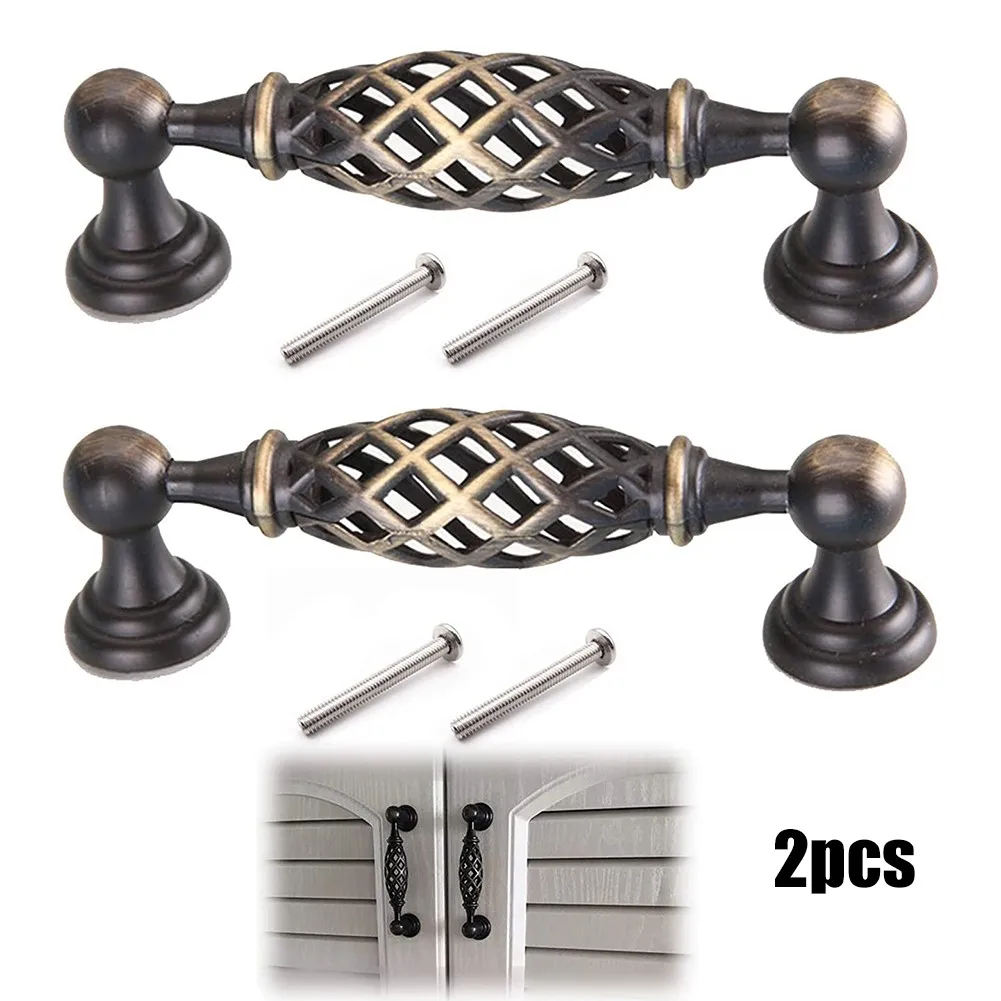 2Pcs Zinc Alloy Birdcage Kitchen Handles With Screw Bird Cage Drawer Handle With Screw 96MM For Drawers Cabinets Cupboards
2Pcs Zinc Alloy Birdcage Kitchen Handles With Screw Bird Cage Drawer Handle With Screw 96MM For Drawers Cabinets Cupboards