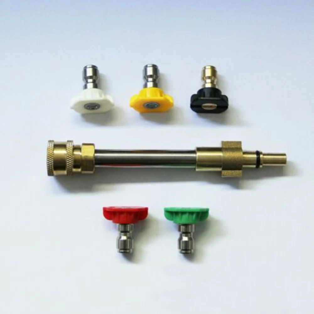 Conversion Universal 1/4in Quick Connect Kit For Pressure Washer W/ Jet Nozzles Straight Fast Connetor Female Thread
Conversion Universal 1/4in Quick Connect Kit For Pressure Washer W/ Jet Nozzles Straight Fast Connetor Female Thread
